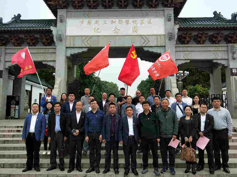 到红安开展党建活动